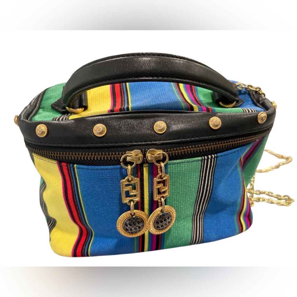 Gianni Versace Vanity bag with Structured Design EUC